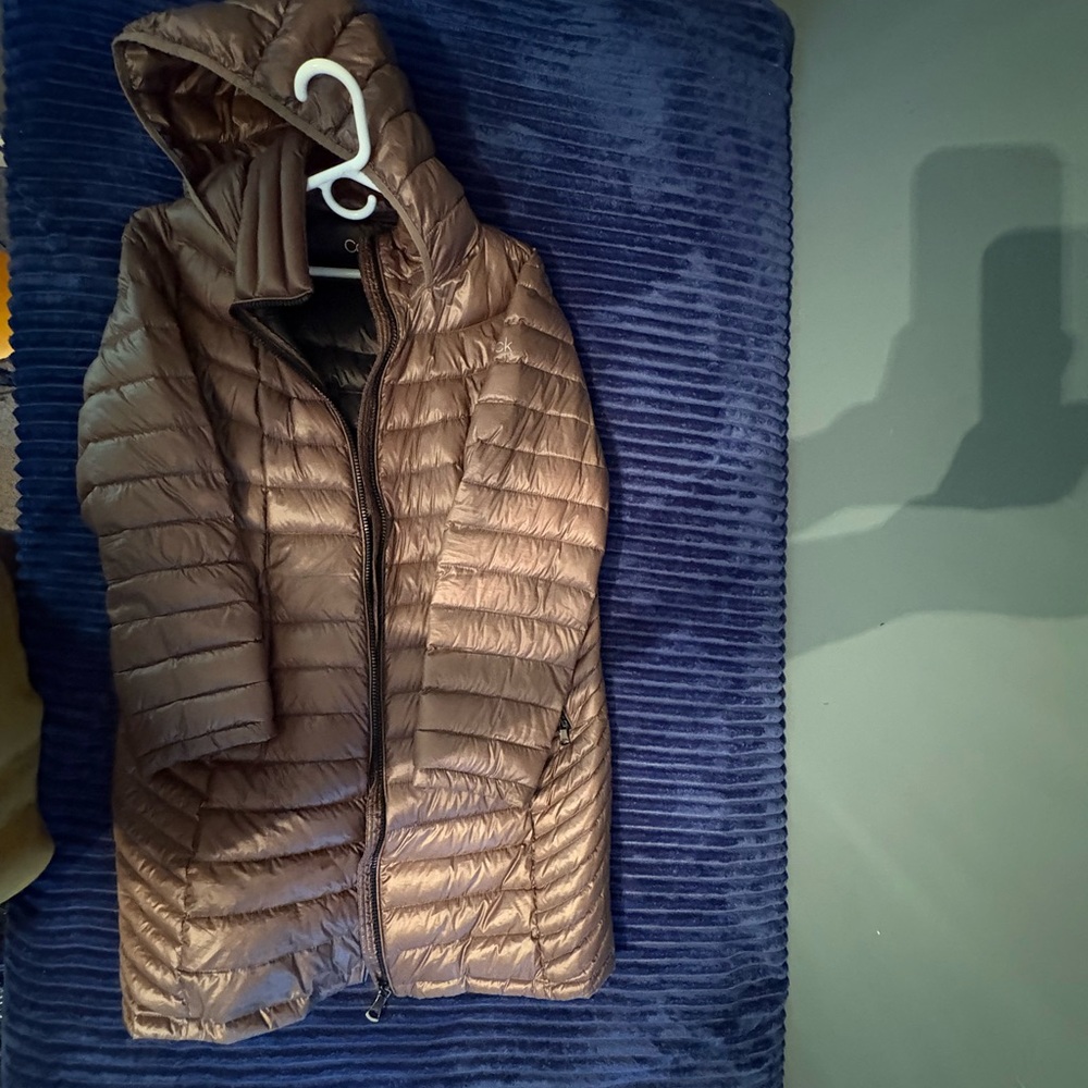 Calvin Klein Brown Quilted Jacket